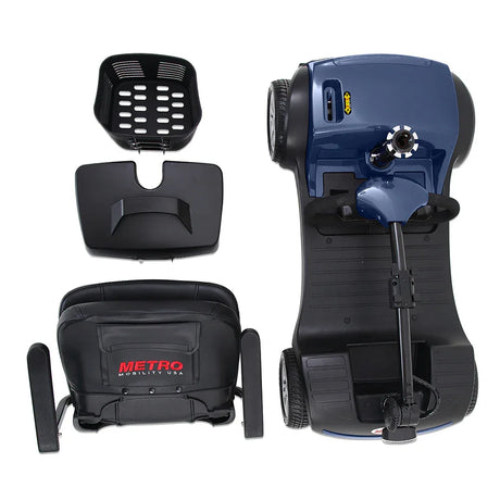 Compact Travel Mobility Scooter 300W Motor 300lbs Capacity - Omega Lifestyles