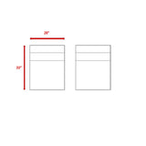 Set of 2 Fully Assembled Outdoor Armless Patio Chairs - Omega Lifestyles