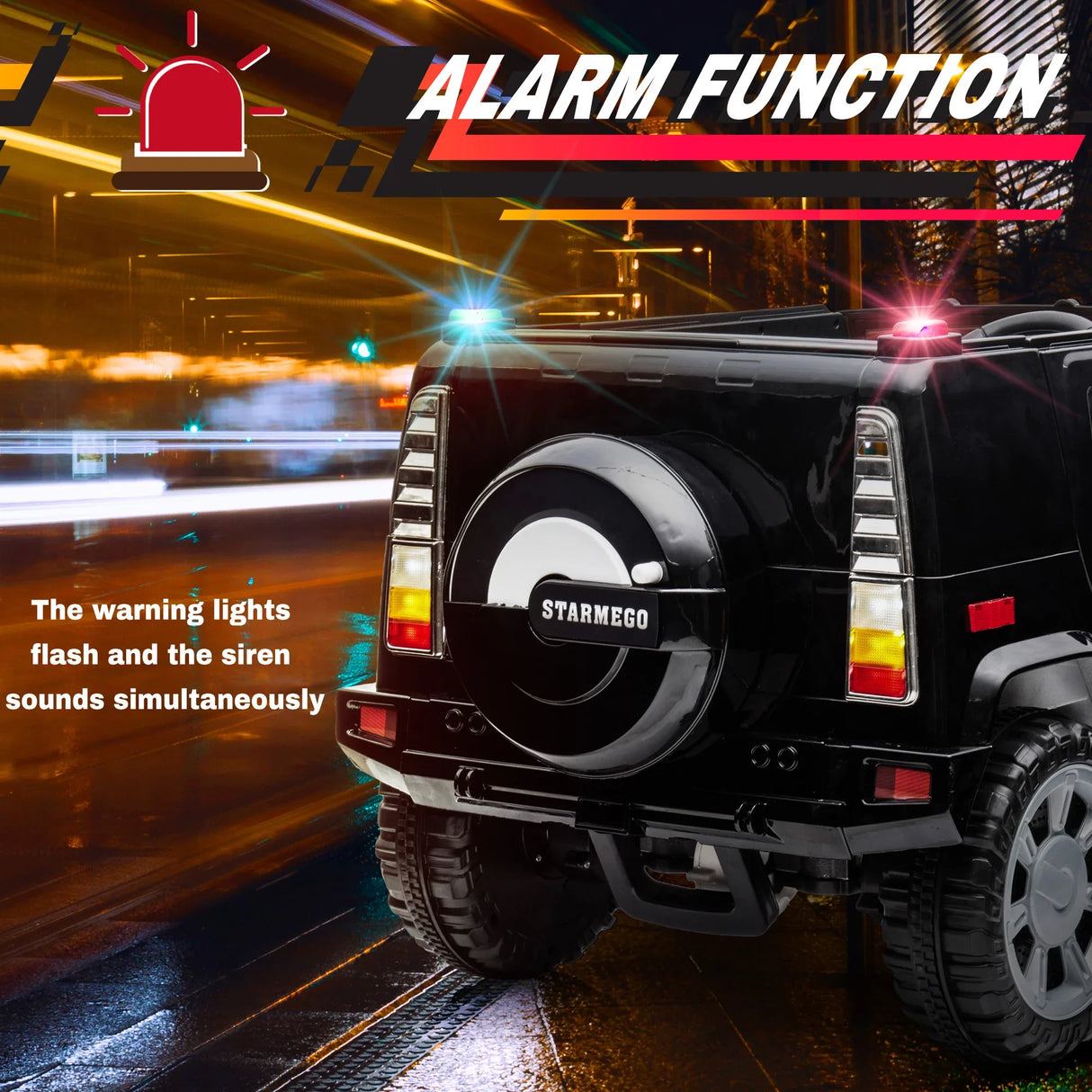 Electric Ride-On Car With Remote Control And Music - Omega Lifestyles