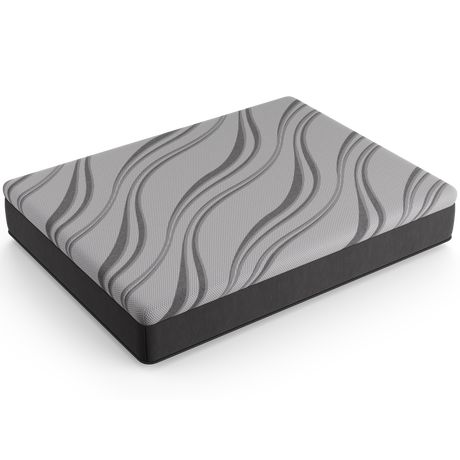 Queen Medium 12-Inch Gel Memory Foam Cooling Mattress - Omega Lifestyles