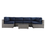 All-Weather Wicker 7-Piece 6-Person Outdoor Sofa Set - Omega Lifestyles