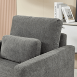 Mid-Century Modern Chenille Upholstered Accent Chair - Omega Lifestyles