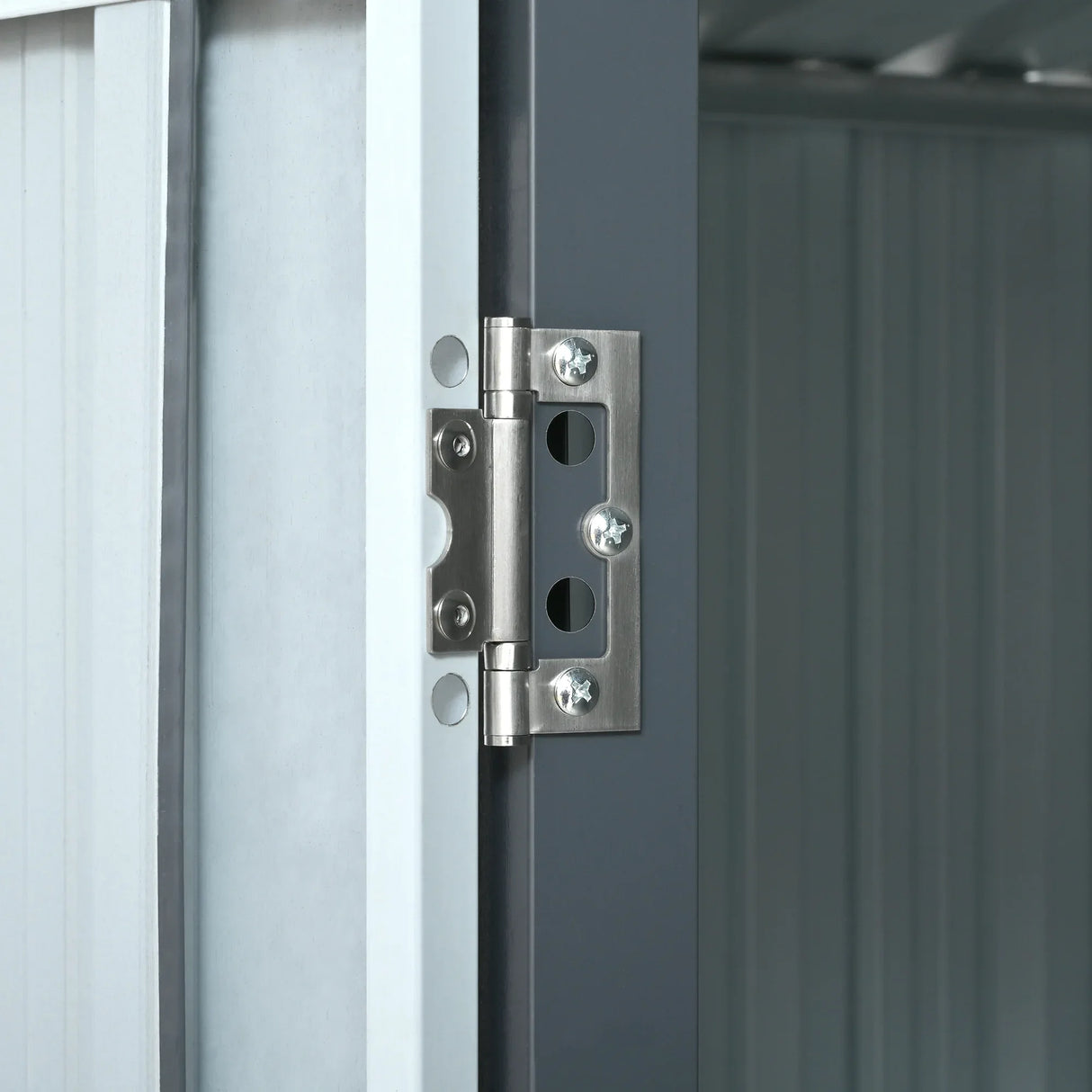 Heavy-Duty Galvanized Steel 6x8ft Outdoor Storage Shed - Omega Lifestyles