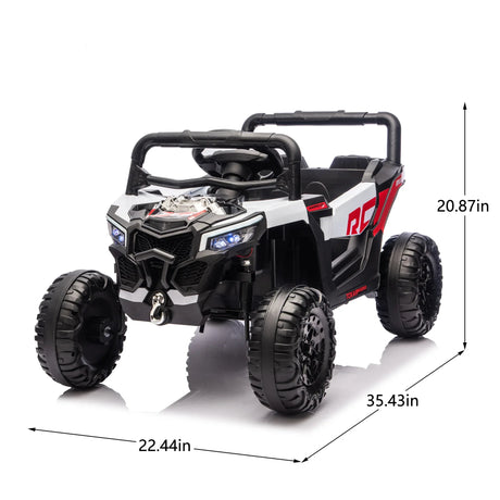 12V Kids Ride On Electric UTV With LED Lights and Music - Omega Lifestyles
