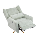 Power Boucle Upholstered 360-Degree Swivel Recliner Chair - Omega Lifestyles