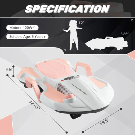 Electric Kids Racing Car With Lights And Music - Omega Lifestyles