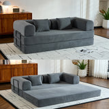 Convertible Corduroy 4-in-1 Folding Sleeper Sofa Bed - Omega Lifestyles