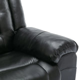 Manual Rocking 360-Degree Swivel Recliner Chair With PU Upholstery - Omega Lifestyles