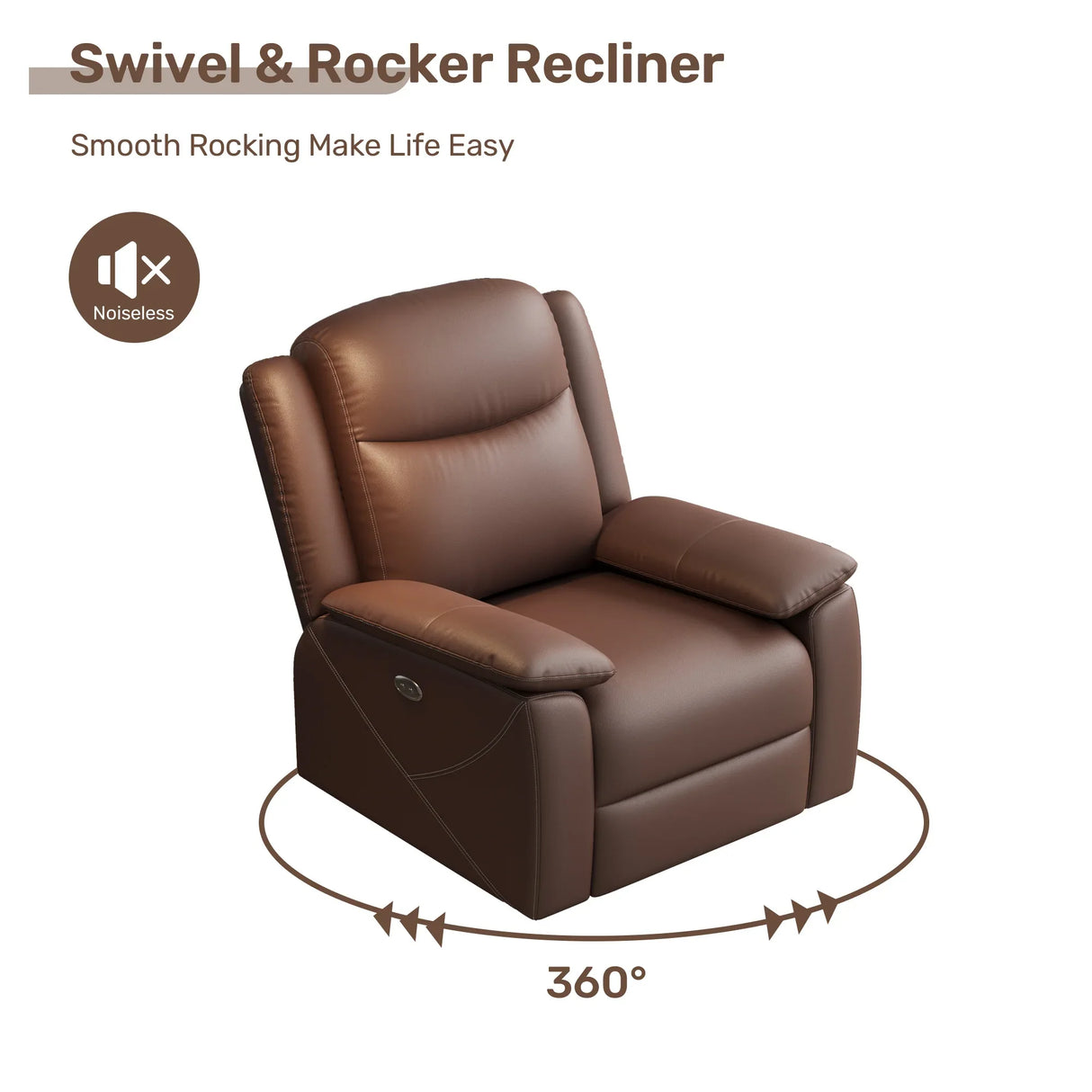 Electric Recliner Chair With USB Charging And Lumbar Support - Omega Lifestyles