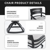 2-Piece Outdoor Aluminum Swivel Rocker Chairs With Cushions - Omega Lifestyles