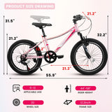 20-Inch Kids Mountain Bike With Suspension Fork - Omega Lifestyles