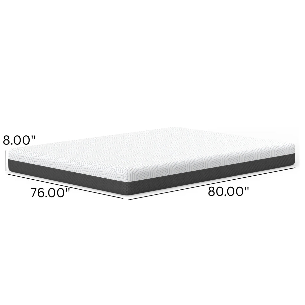 King Firm 8-Inch Pur Chill Cooling Memory Foam Mattress - Omega Lifestyles