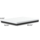 King Firm 8-Inch Pur Chill Cooling Memory Foam Mattress - Omega Lifestyles