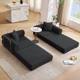 Modular Folding Convertible Corduroy Sofa Bed - Omega Lifestyles