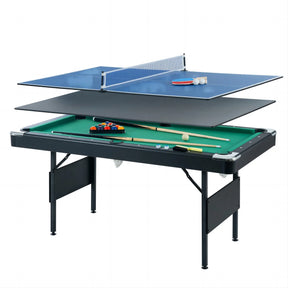 3-in-1 Foldable Multi Game Table Pool Tennis Billiard - Omega Lifestyles