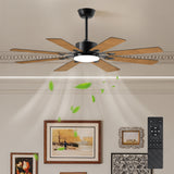 52-Inch Modern LED Ceiling Fan With Remote