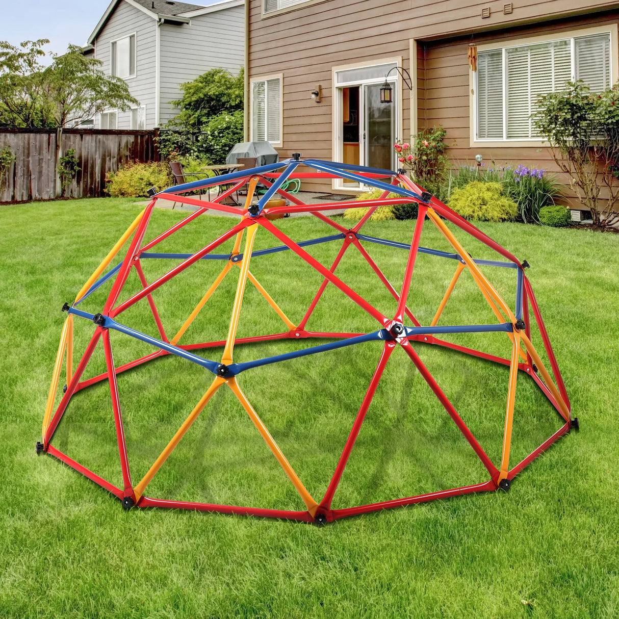 Children’s Metal Dome Climber Outdoor Play Center - Omega Lifestyles