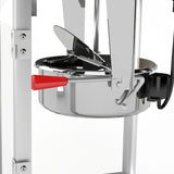 Commercial 12-Ounce Stainless Steel Popcorn Maker With Glass - Omega Lifestyles