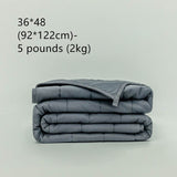 Pure Cotton Plain Weighted Blanket 2kg - Sleep Galleria