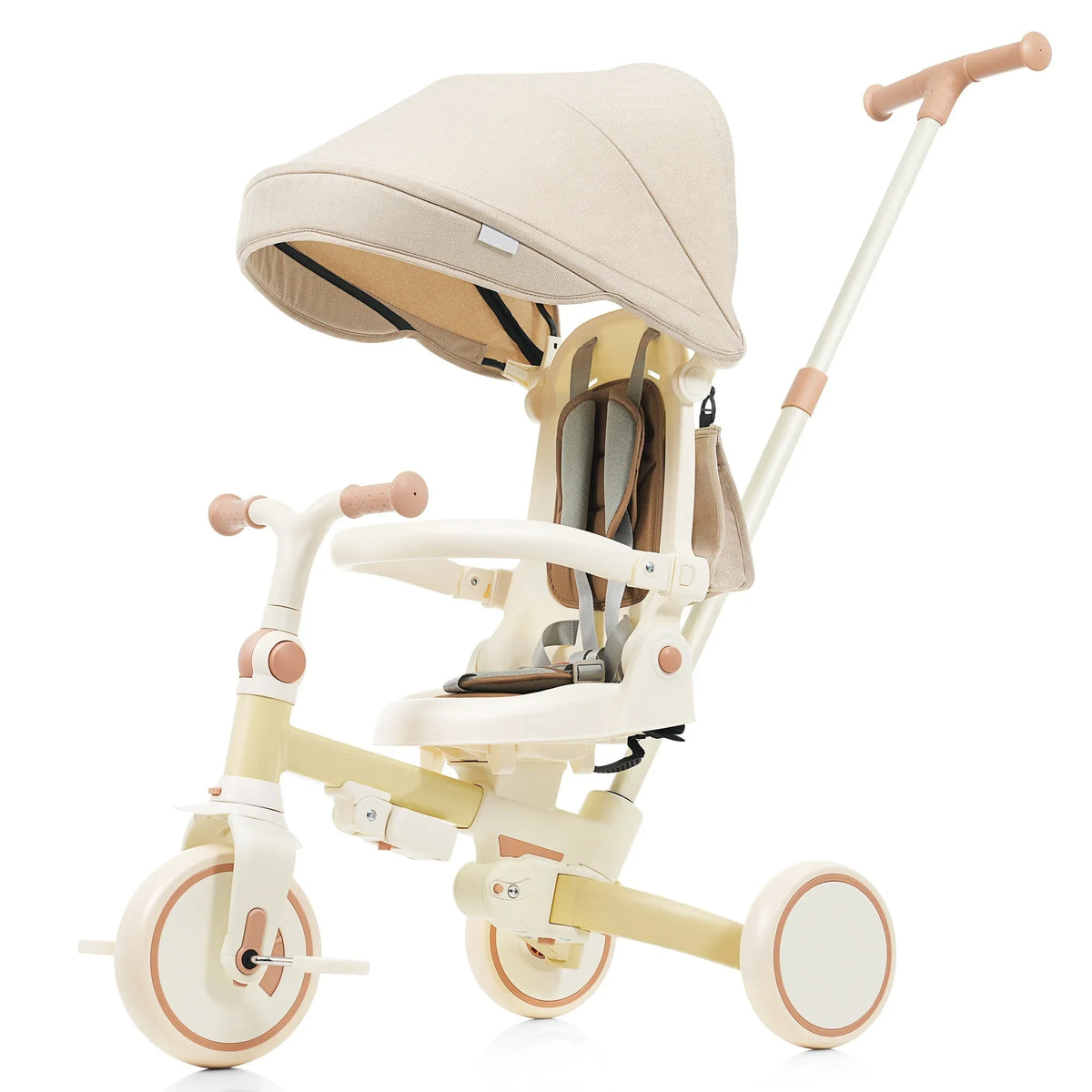 7-in-1 Multifunctional Foldable Aluminum Baby Tricycle - Omega Lifestyles