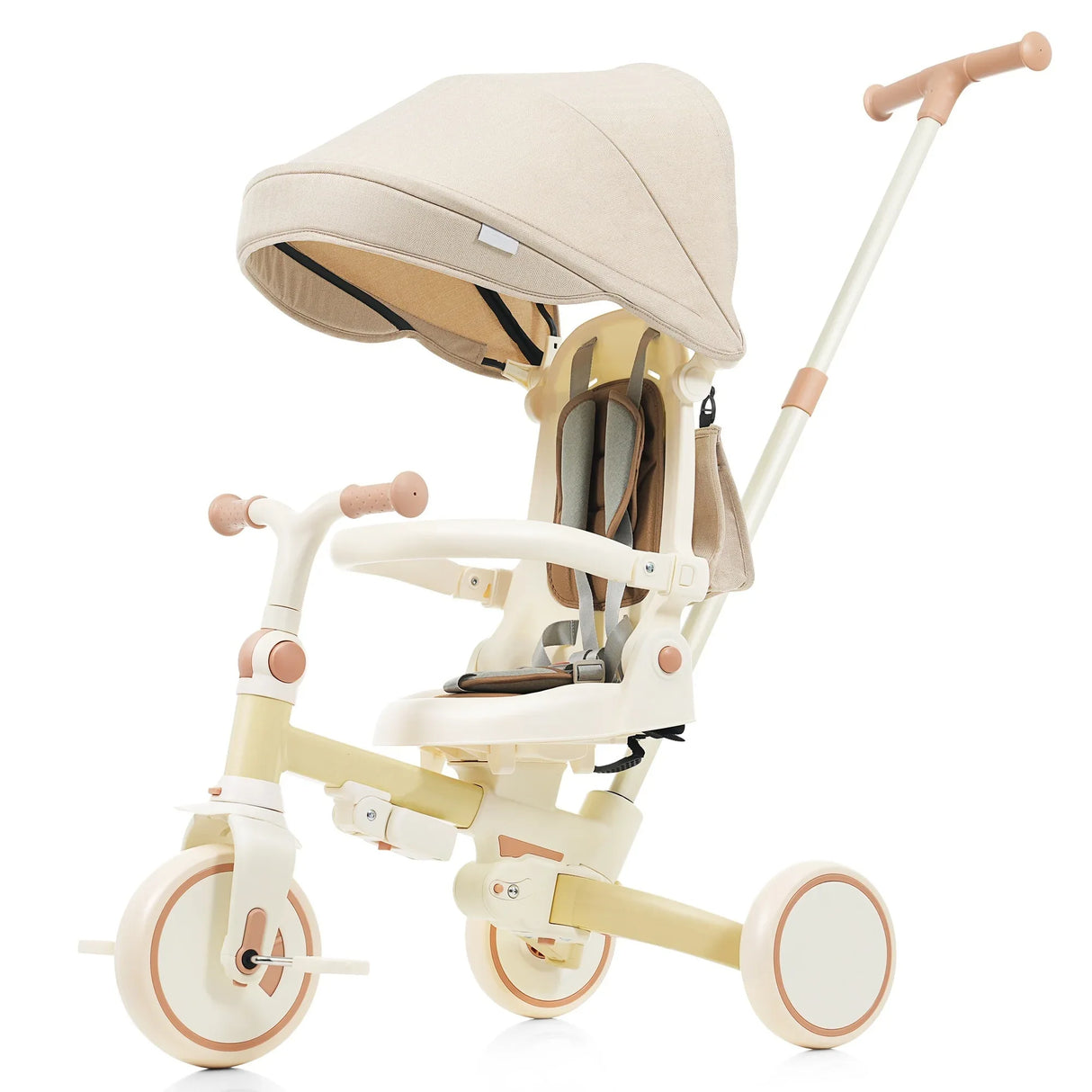 7-in-1 Multifunctional Foldable Aluminum Baby Tricycle - Omega Lifestyles