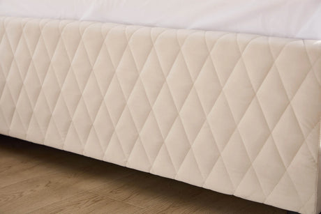 Twin Velvet Upholstered Daybed With Trundle Modern Design - Omega Lifestyles