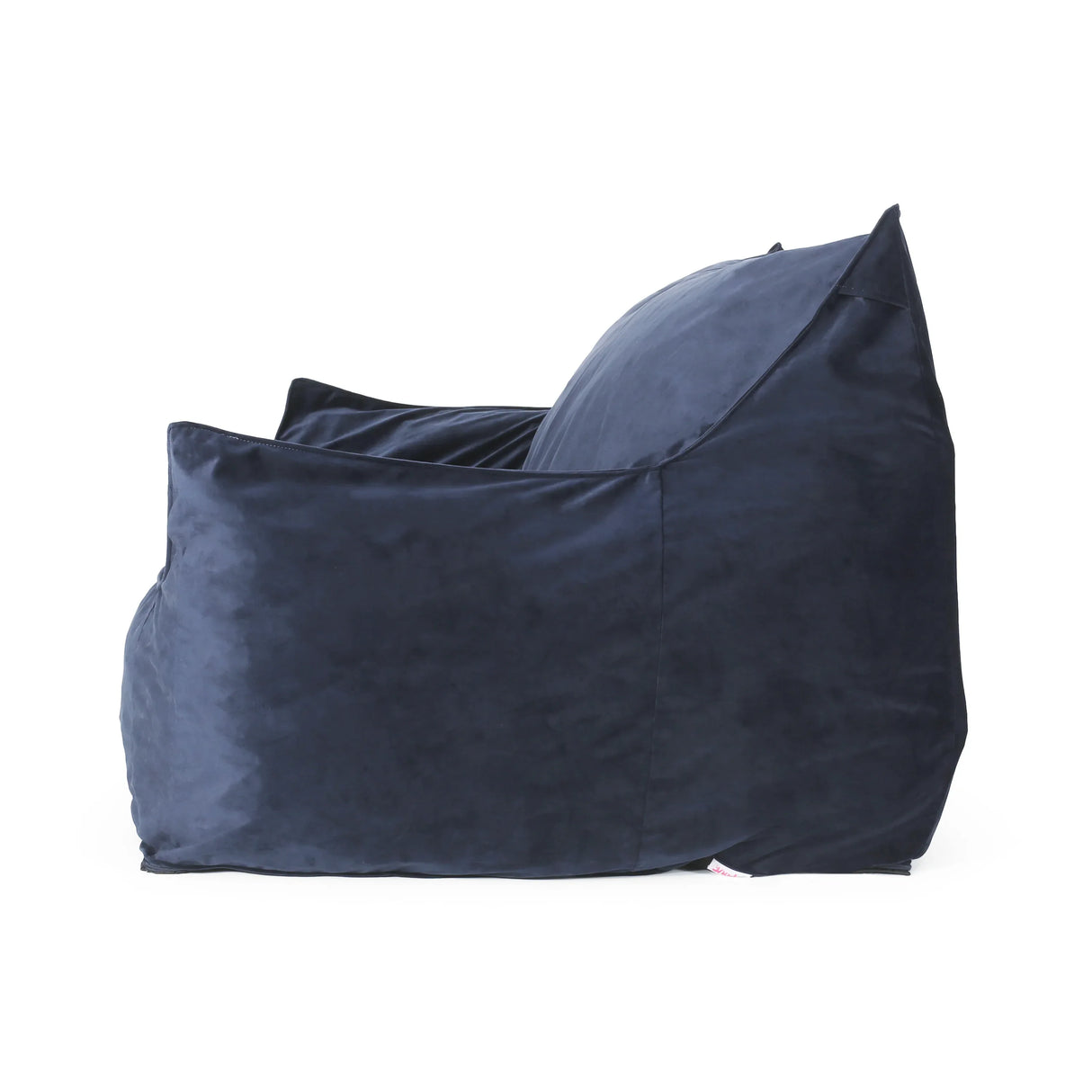 Oversized Velvet Foam Filled 2-Seater Bean Bag Chair - Omega Lifestyles