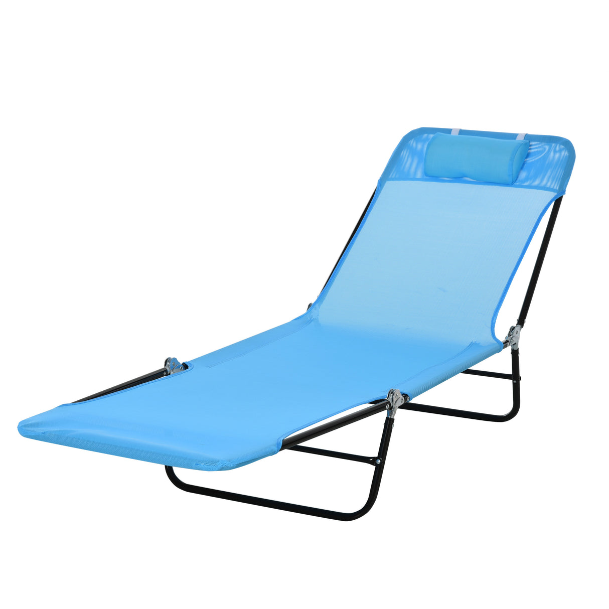 Steel Frame Adjustable Outdoor Pool Lounge Chair