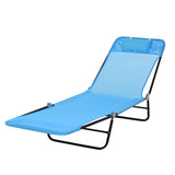 Steel Frame Adjustable Outdoor Pool Lounge Chair