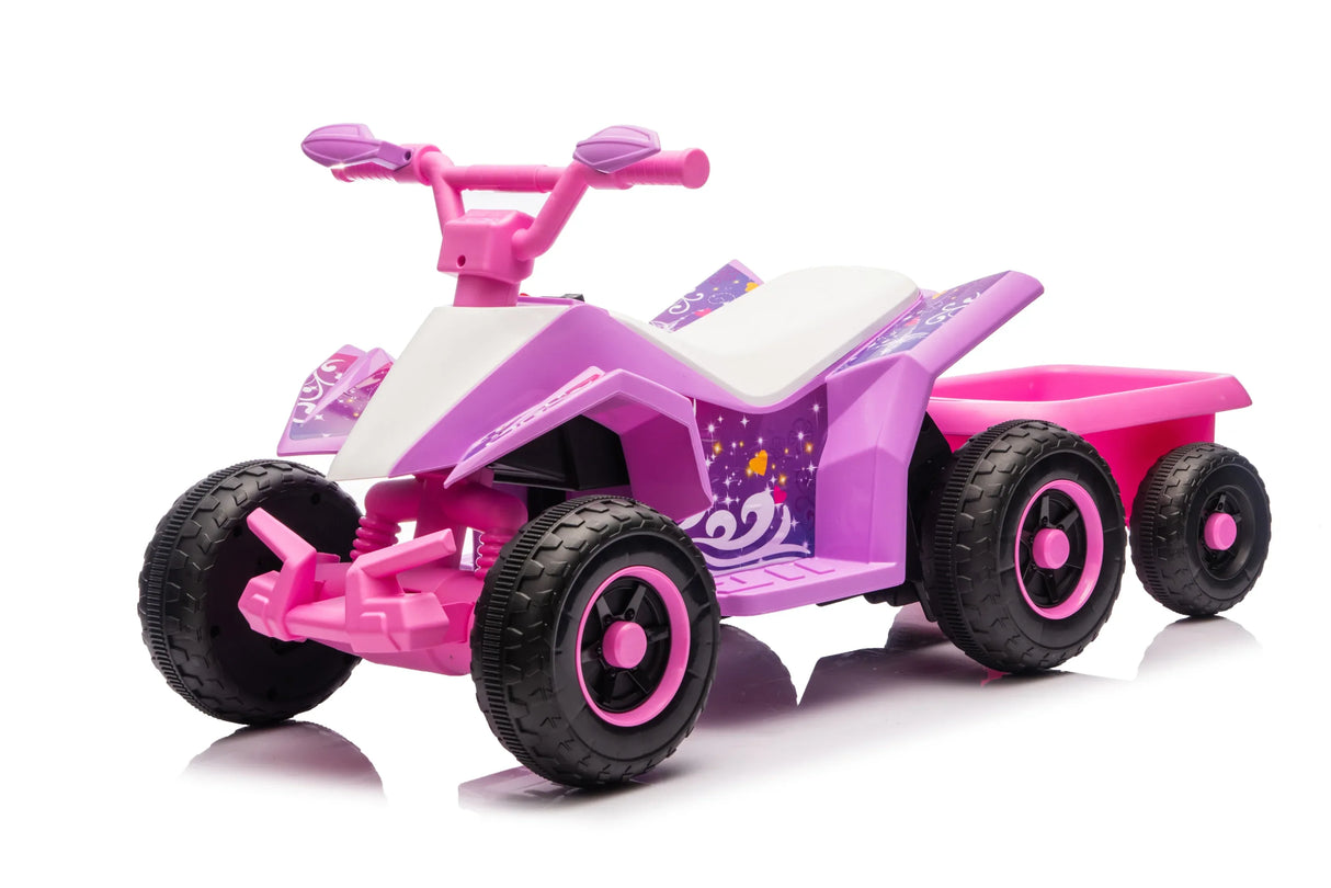 6V Battery Powered Kids Ride On ATV With Headlights - Omega Lifestyles
