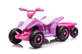 6V Battery Powered Kids Ride On ATV With Headlights - Omega Lifestyles