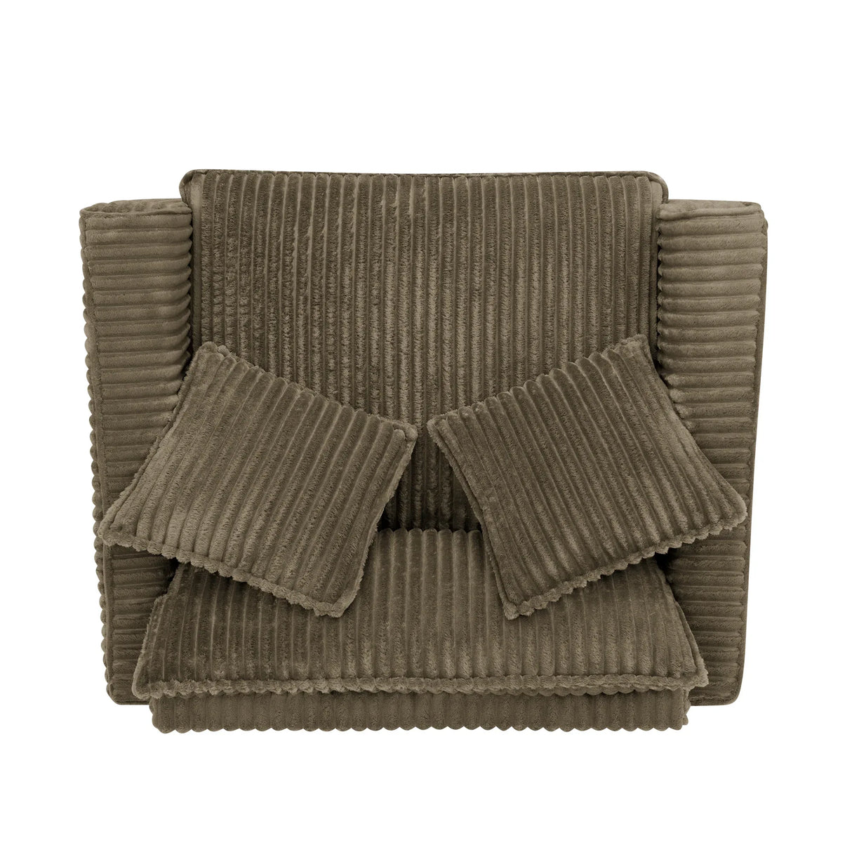 Corduroy Ergonomic Back Support Lazyman Sofa Chair - Omega Lifestyles