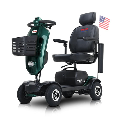 Outdoor Compact Emerald Mobility Scooter With USB Charger Port - Omega Lifestyles