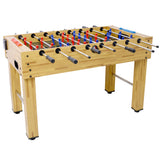 54-Inch Light Cherry Foosball Table With E-Z Spin Bearings - Omega Lifestyles