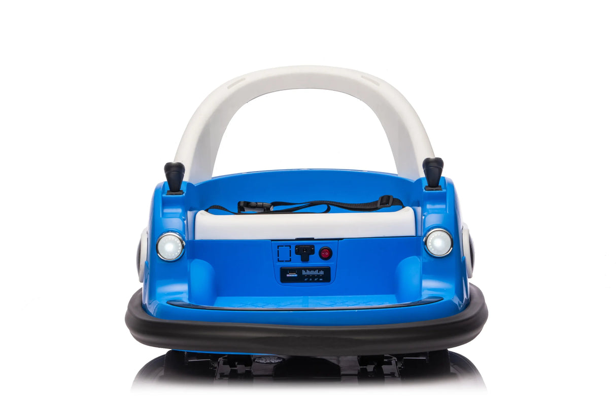 12V Remote Control Ride-On Bumper Car With LED Lights - Omega Lifestyles