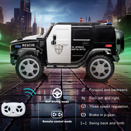 Electric Ride-On Car With Remote Control And Music - Omega Lifestyles