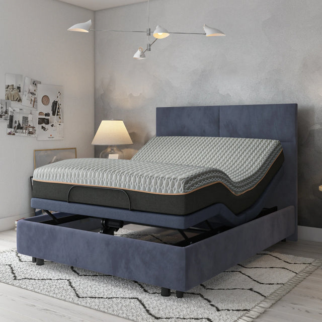 Full Adjustable Bed Base With Massage And USB Charging - Omega Lifestyles