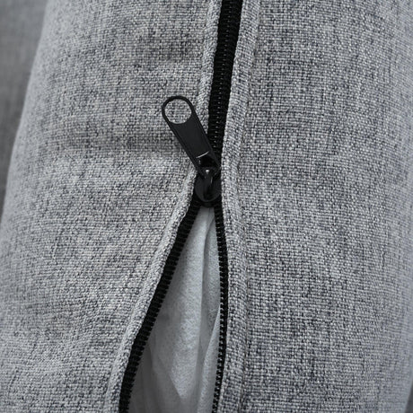 130-Inch Modular Chenille Fabric U-Shaped Sectional Sofa With Ottomans - Omega Lifestyles