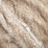 Modern Faux Fur 5-Foot Rounded Foam Filled Bean Bag - Omega Lifestyles