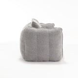 Chenille High Resilience Foam Cozy Bean Bag Chair - Omega Lifestyles