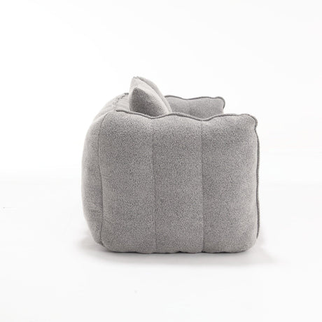 Chenille High Resilience Foam Cozy Bean Bag Chair - Omega Lifestyles