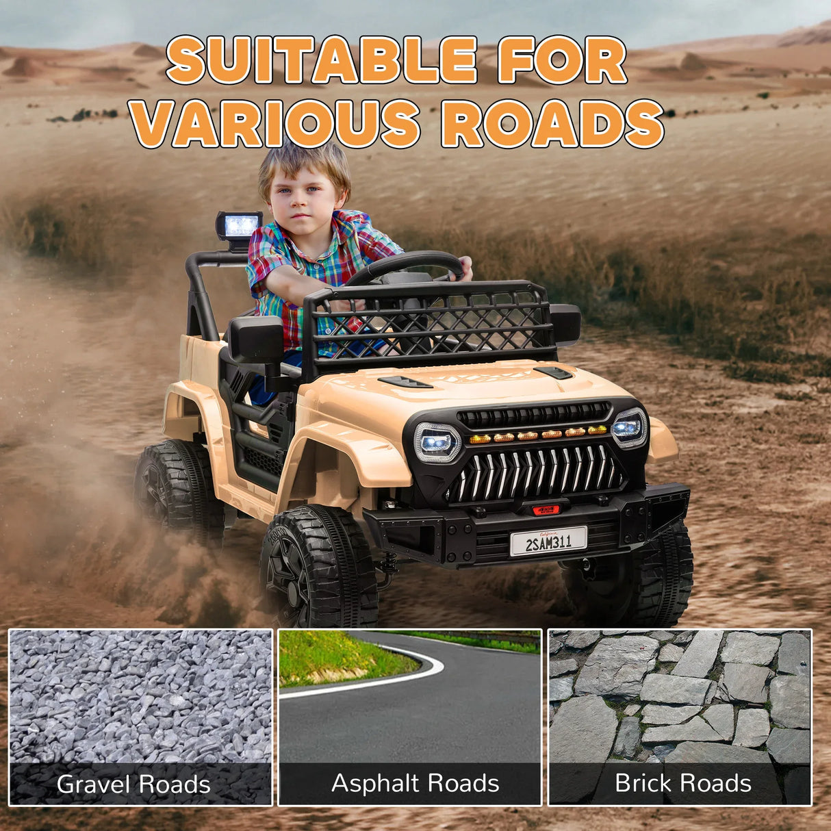 12V Dual Motor Kids Ride On Car With Remote Control - Omega Lifestyles