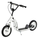 Youth Scooter With Dual Brakes And 12-Inch Inflatable Wheels - Omega Lifestyles
