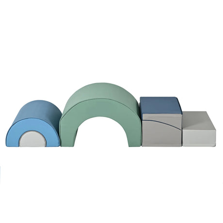 5-Piece Soft Foam Kids Climbing Blocks Indoor Play Set - Omega Lifestyles