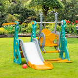 3-in-1 Toddler Swing Slide Set With Basketball Hoop - Omega Lifestyles