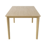 Solid Wood Natural Finish Dining Table And Chair Set - Omega Lifestyles