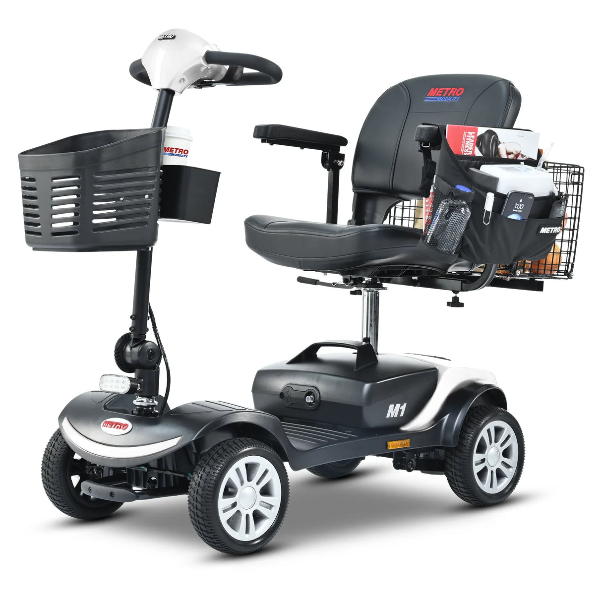 Compact 300W Motor Four-Wheel Travel Mobility Scooter - Omega Lifestyles