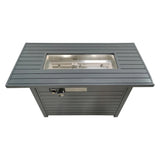 Steel Propane Outdoor Fire Pit Table With Heat-Resistant Finish