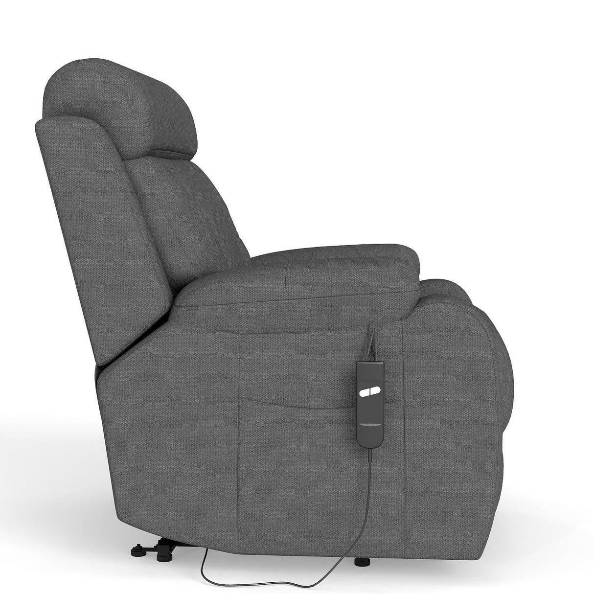 Power Lift Plush Snowflake Velvet Recliner Chair - Omega Lifestyles