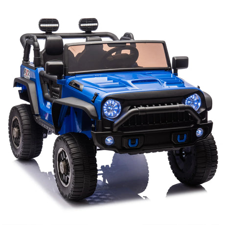 24V Two-Seater Bluetooth Remote Control Ride-On Truck - Omega Lifestyles
